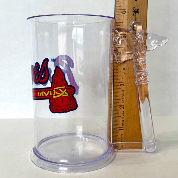 ⚾️Altlana Braves Tomahawk Tanker Mug/Stein/Plastic/Souvenir/Baseball/Collectable - Picture 2 of 6